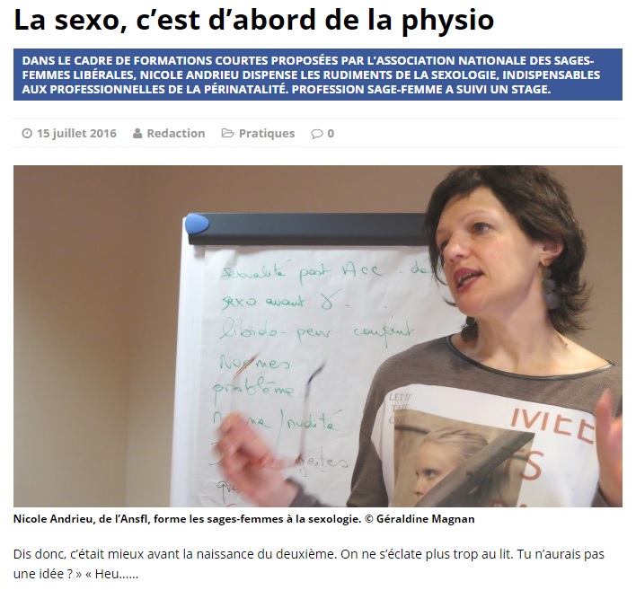 revue de presse Nicole Andrieu